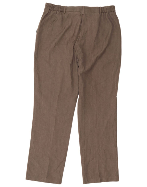 Marks & Spencer Lige fritidsbukser til kvinder UK 14 Large W34 L30 Khaki