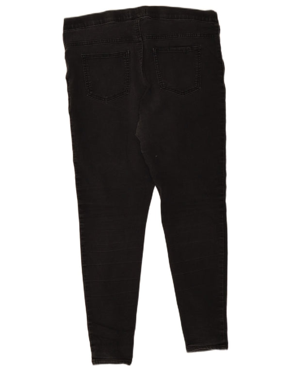 Marks & Spencer Dame Jegging Jeans UK 16 Large W36 L27 Black Bomuld
