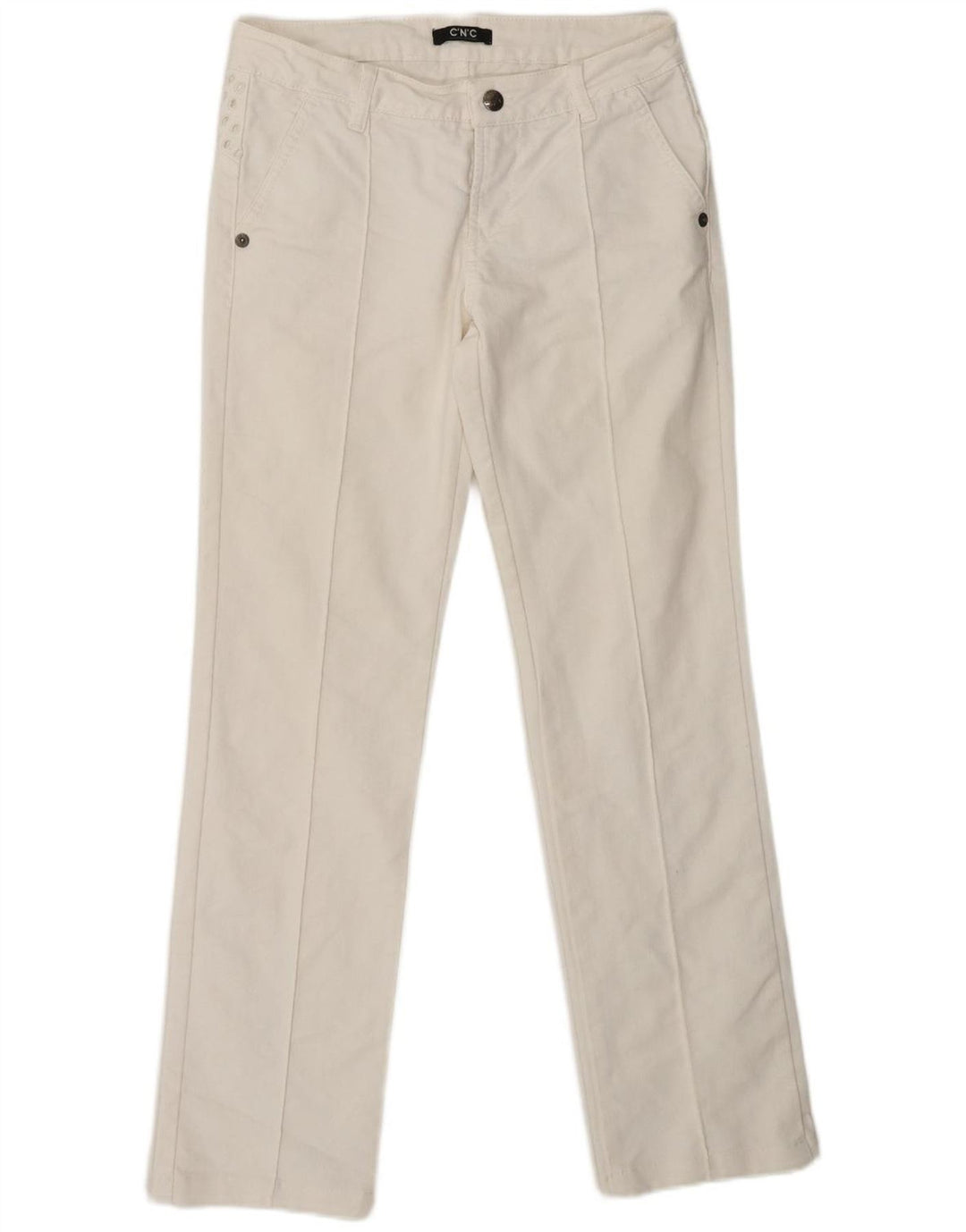 CNC COSTUME NATIONAL Womens Straight Jeans W28 L28 White
