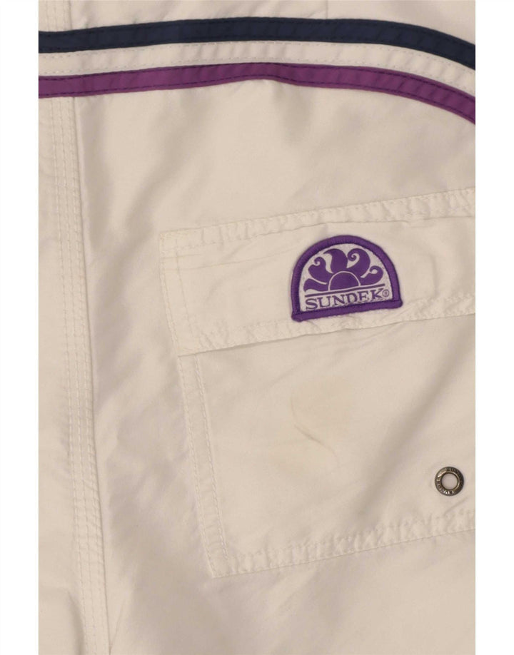 Sundek Herre badeshorts Stor Hvid Polyester
