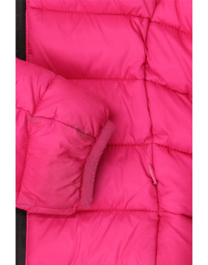 Lotto Dame Hætte Polstret Jakke UK 10 Lille Pink Polyester