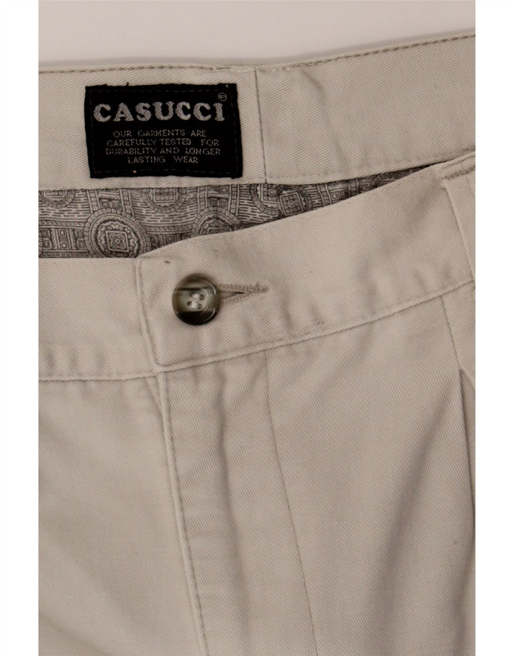 CASUCCI Womens Pegged Chino Trousers W32 L30 Grey Vintage Casucci and Second-Hand Casucci from Messina Hembry 