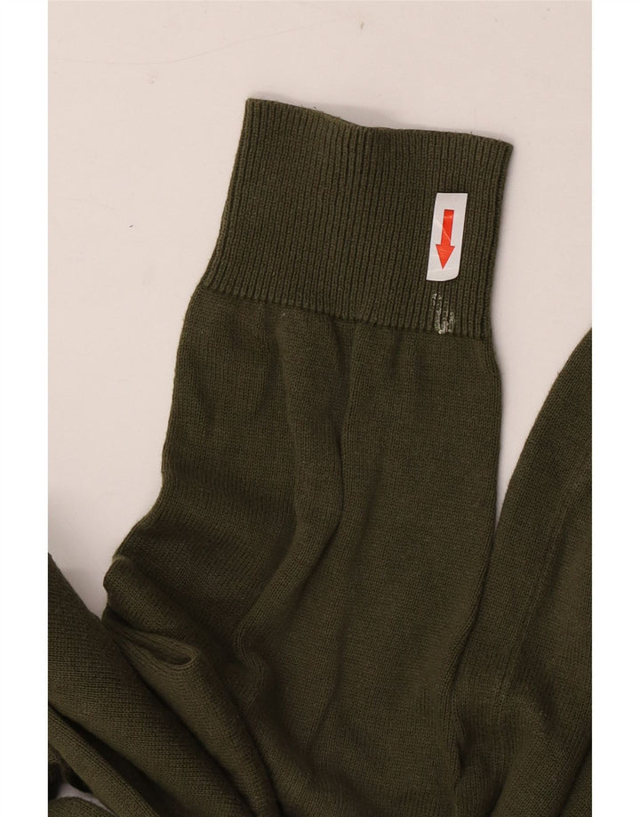 Besætningstøj Herrehalstrøjetrøje Medium Khaki Bomuld