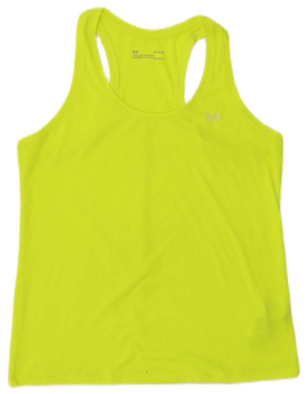UNDER ARMOUR Herre Heat Gear Grafisk Vest Top Stor Grøn Polyester