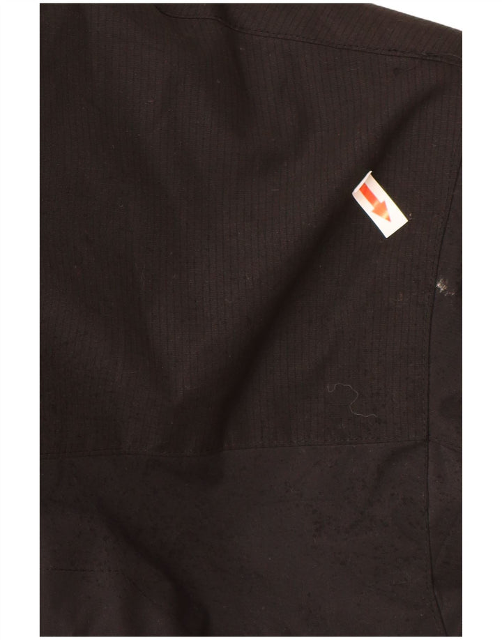 Vintage Herre Hooded Parka Jacket UK 38 Medium Black Nylon