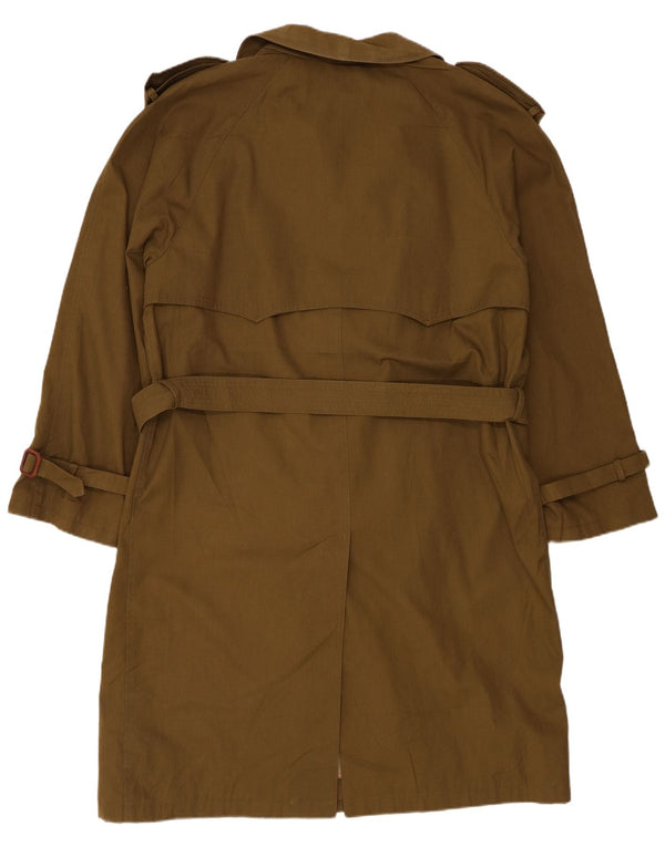 CERRUTI 1881 Herre Loose Fit Trench Coat IT 46 Small Khaki