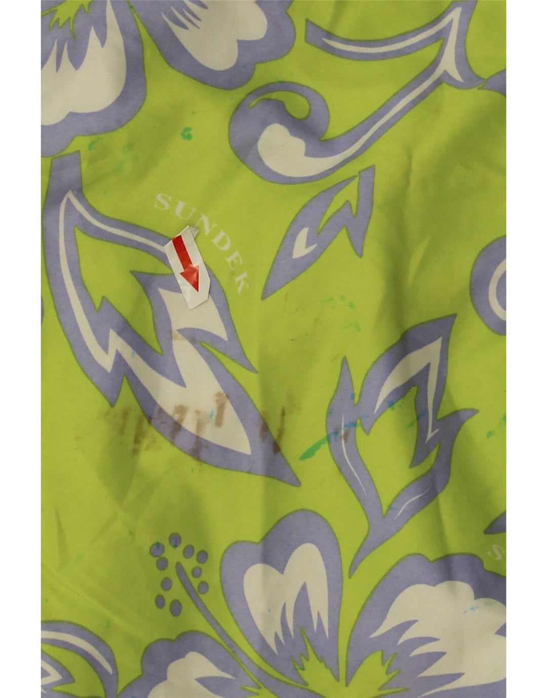 Sundek Herre badeshorts XL Grøn blomstret polyester