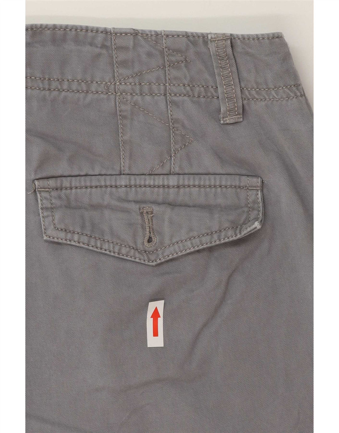 Eddie Bauer Kvinders Chino Shorts US 8 Medium W30 Grå Bomuld
