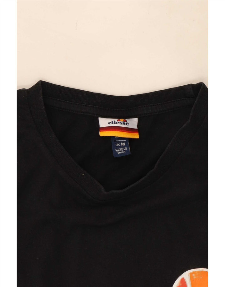 Ellesse Herre T-Shirt Top Medium Sort