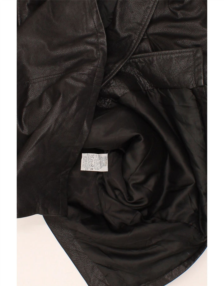 AFG Mens Leather Coat EU 48 Medium Black Leather Vintage AFG and Second-Hand AFG from Messina Hembry 