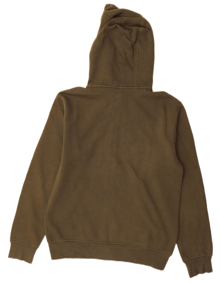 Timberland Herre Regular Fit Hoodie Sweater med lynlås Medium Khaki Bomuld