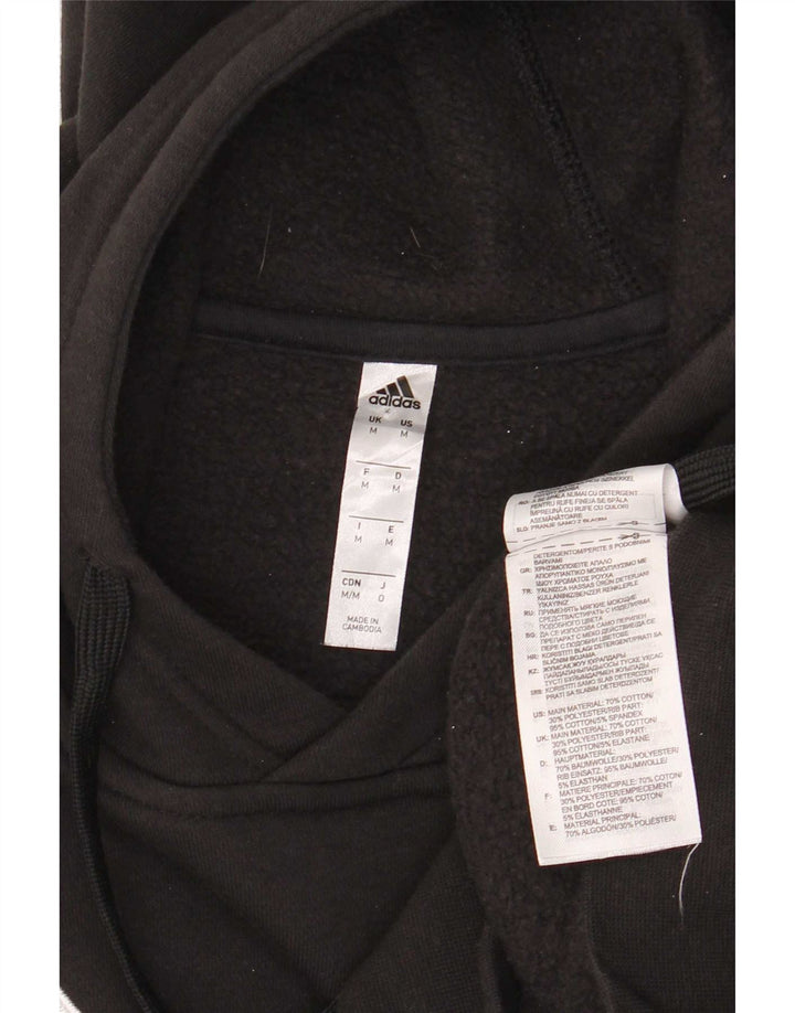 Adidas Herre hættetrøje Jumper Medium Sort Bomuld
