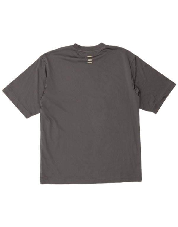 Fila Herre T-Shirt Top Lille Grå Polyester