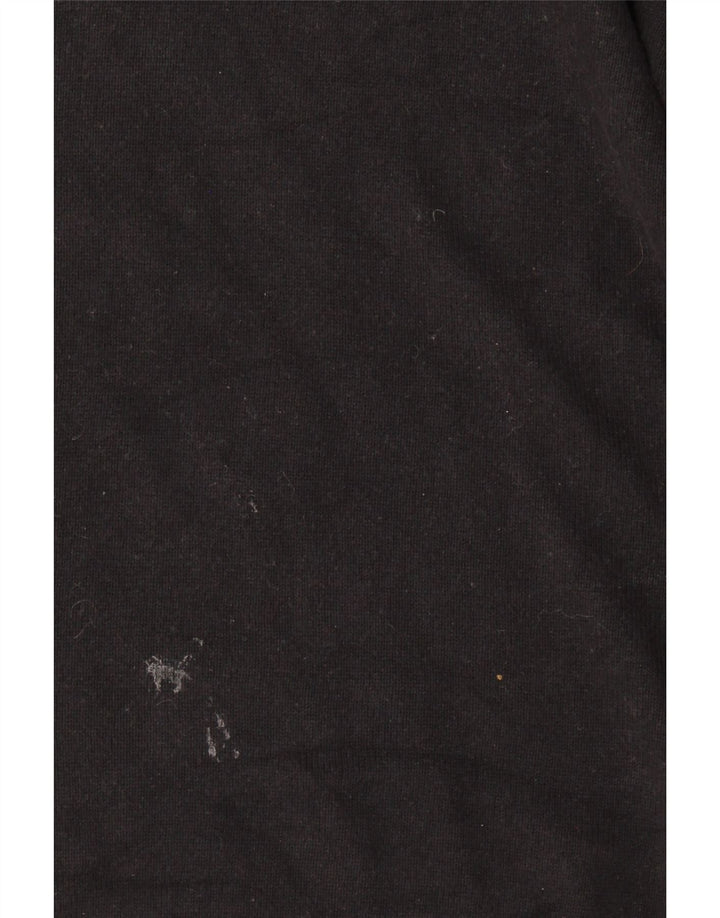 Zara Herre sweater med rund hals, lille sort