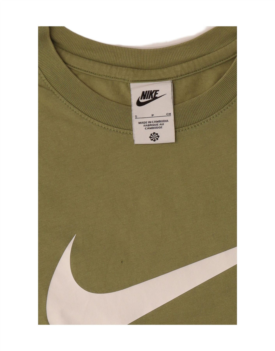 NIKE Mens Graphic T-Shirt Top Small Green Vintage Nike and Second-Hand Nike from Messina Hembry 