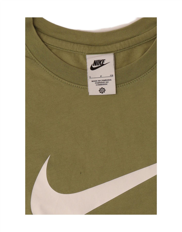 NIKE Mens Graphic T-Shirt Top Small Green Vintage Nike and Second-Hand Nike from Messina Hembry 
