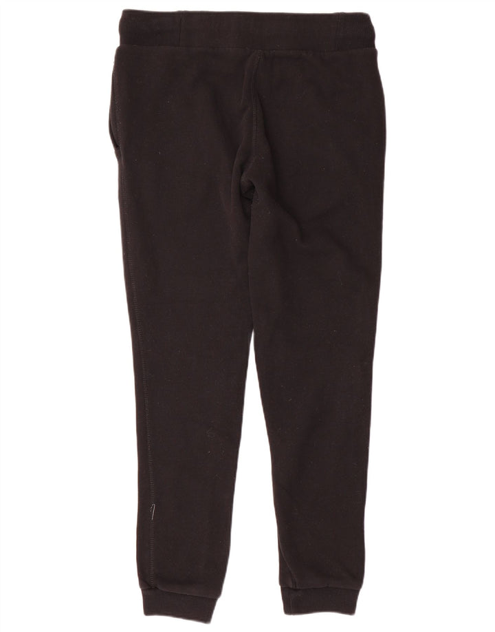 SUPERDRY Grafisk træningsdragt bukser til kvinder Joggers UK 6 XS sort bomuld