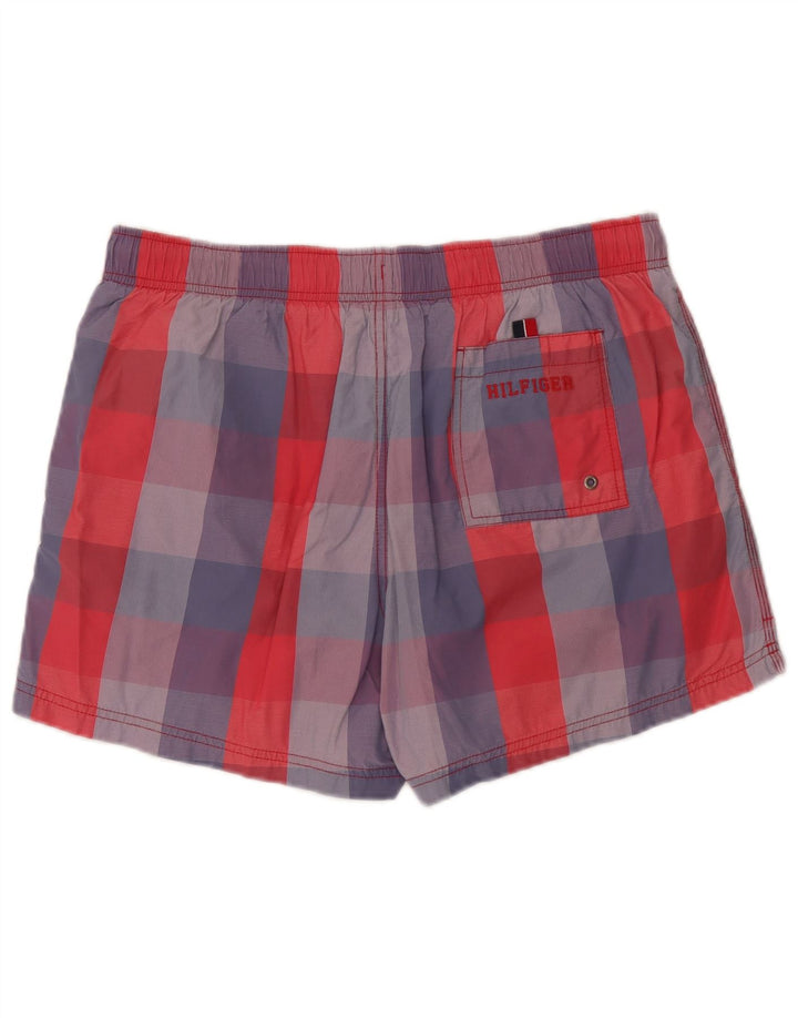Tommy Hilfiger Badeshorts til mænd Stor flerfarvet ternet nylon
