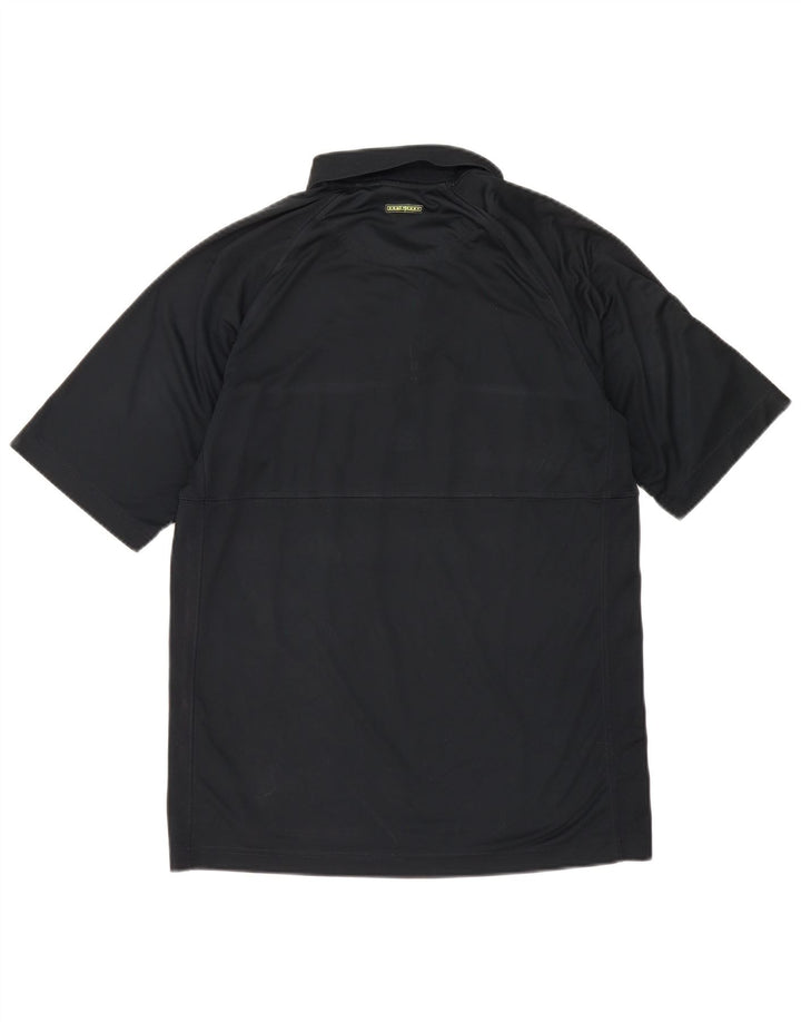 Adidas Climalite poloshirt til mænd UK 40/42 Medium Navyblå polyester