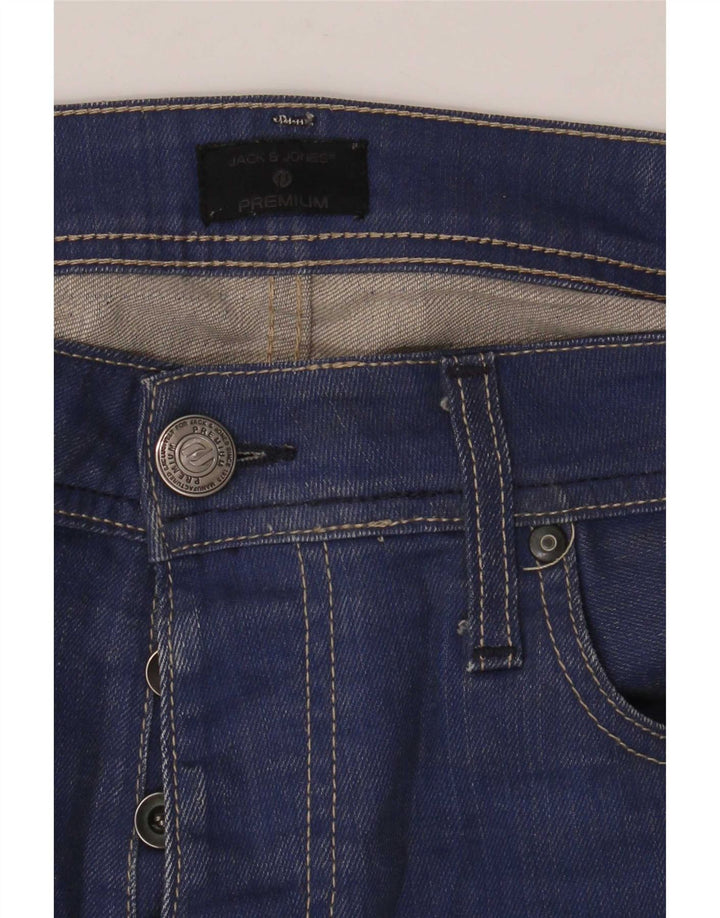 Jack & Jones Straight Jeans til mænd W34 L32 Blå