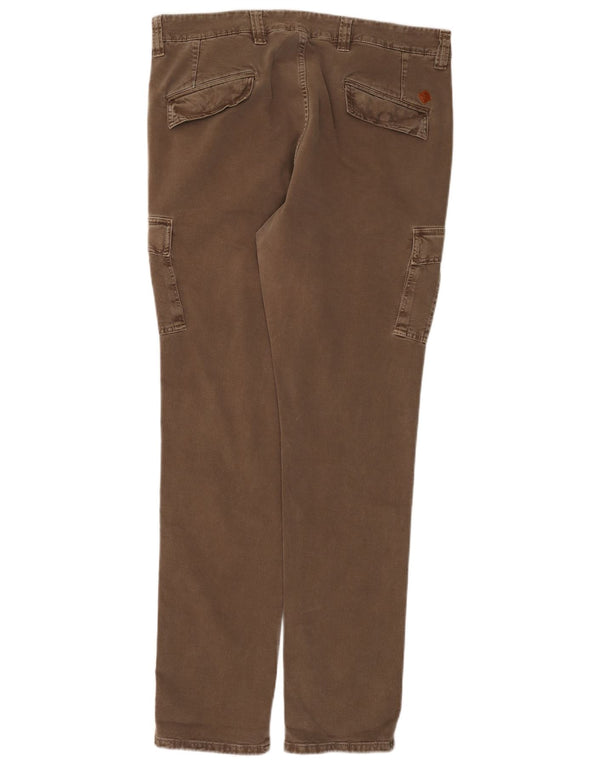 CARRERA Herre VERONA Slim Cargo Bukser IT 50 Large W36 L32 Brun Bomuld