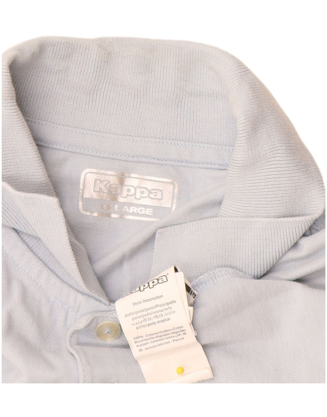 Kappa herre poloshirt 2XL blå bomuld