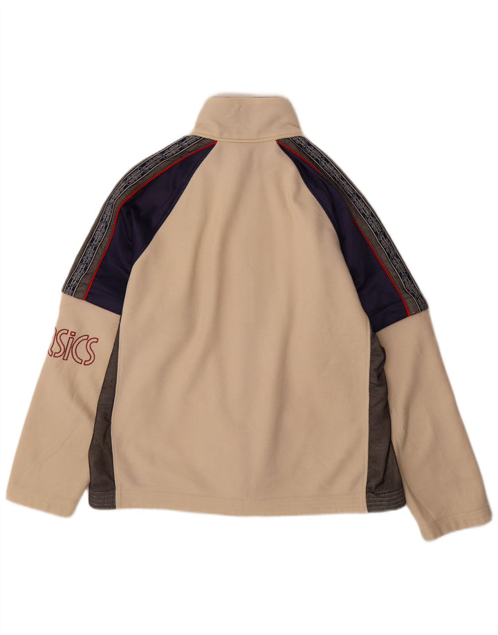 ASICS Herre grafisk træningsdragt Topjakke Medium Beige Colourblock