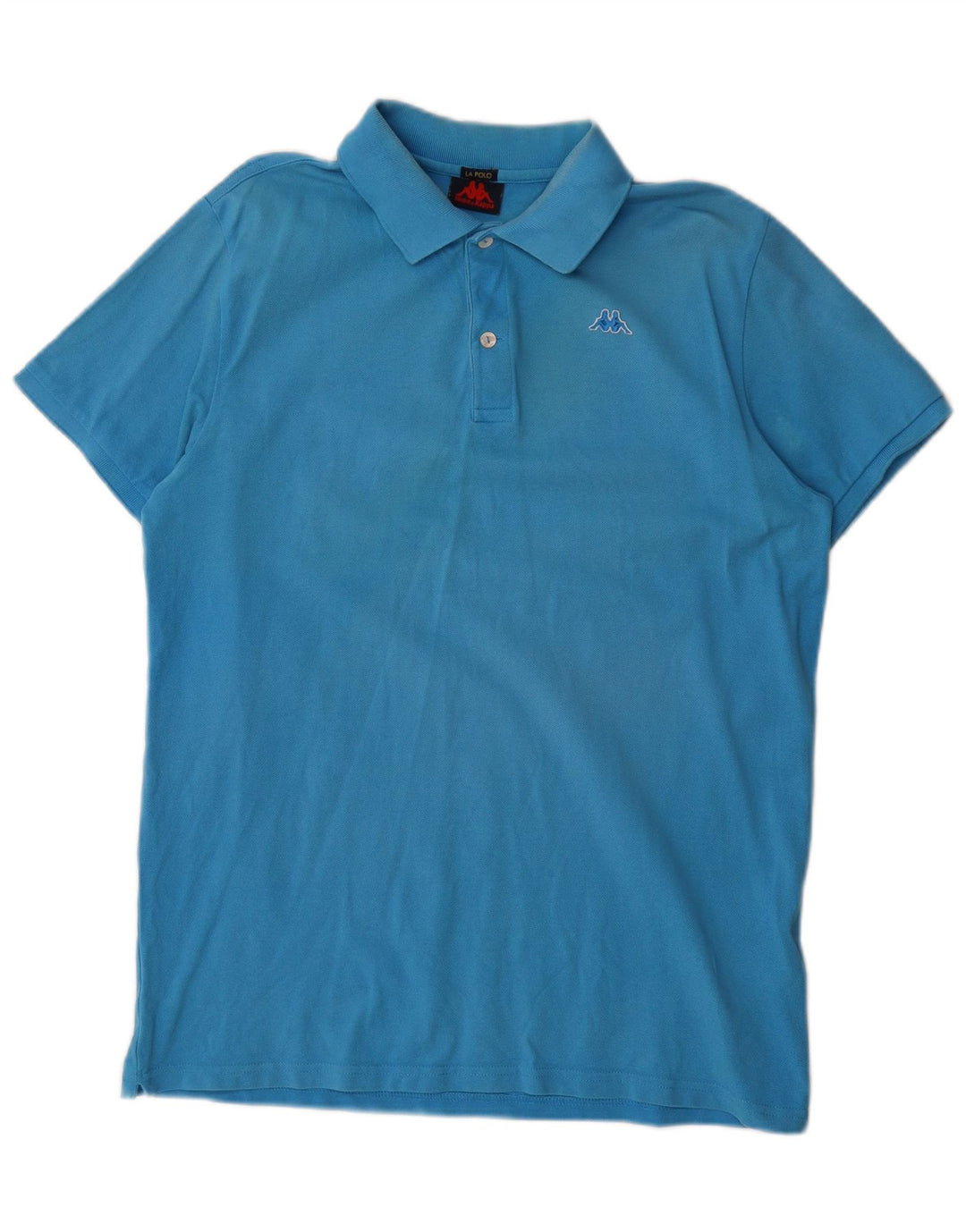 Kappa herre poloshirt XL blå bomuld