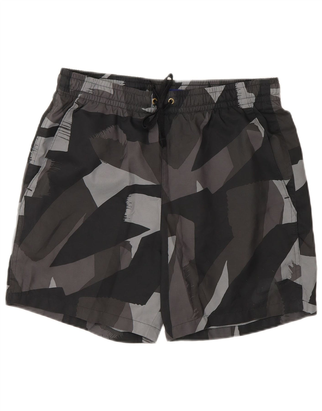 Nike badeshorts til mænd, små grå, geometrisk polyester