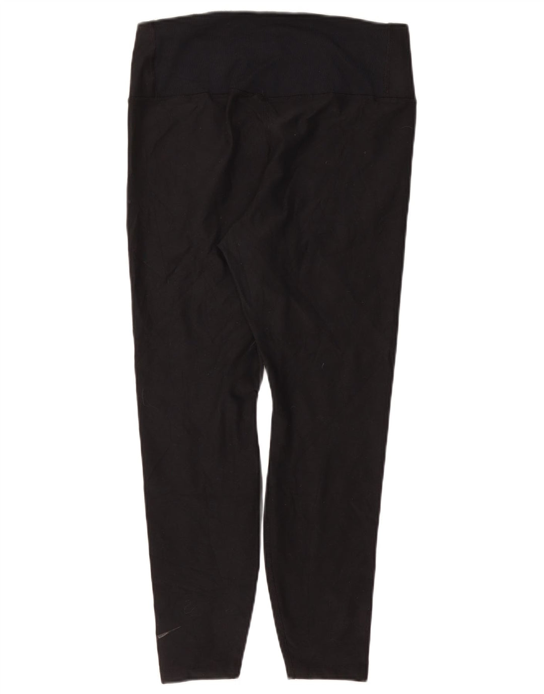 NIKE Dame Dri Fit Leggings UK 18 XL Sort Polyester