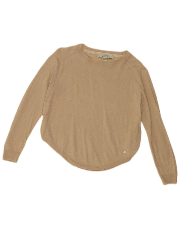 Massimo Dutti piger bådhals sweater 11-12 år Beige hør