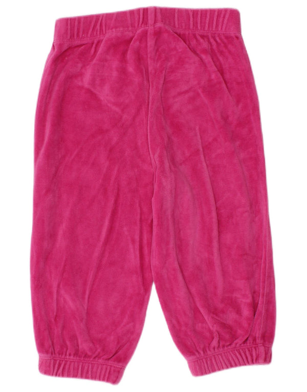 Nike Baby Girls Joggers Tracksuit Trousers 18-24 Months Pink Cotton
