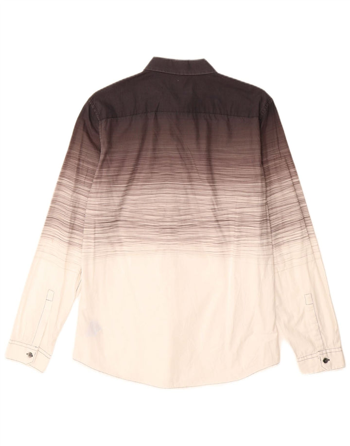 Calvin Klein Herre Slim Fit skjorte Lille hvid Colourblock Bomuld