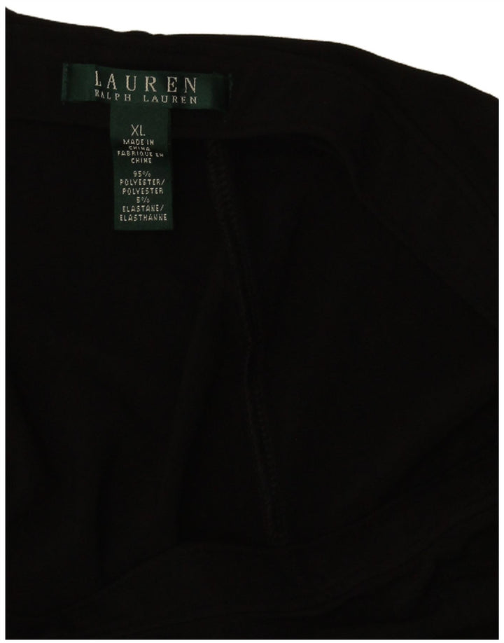 Ralph Lauren Womens Cullotes Shorts XL W40 Sort polyester