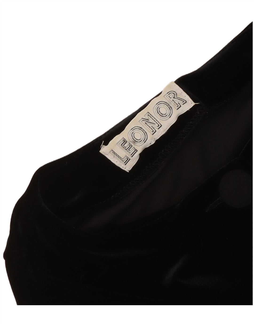 Leonor Womens Velvet Bolero Jacket UK 12 Medium Black