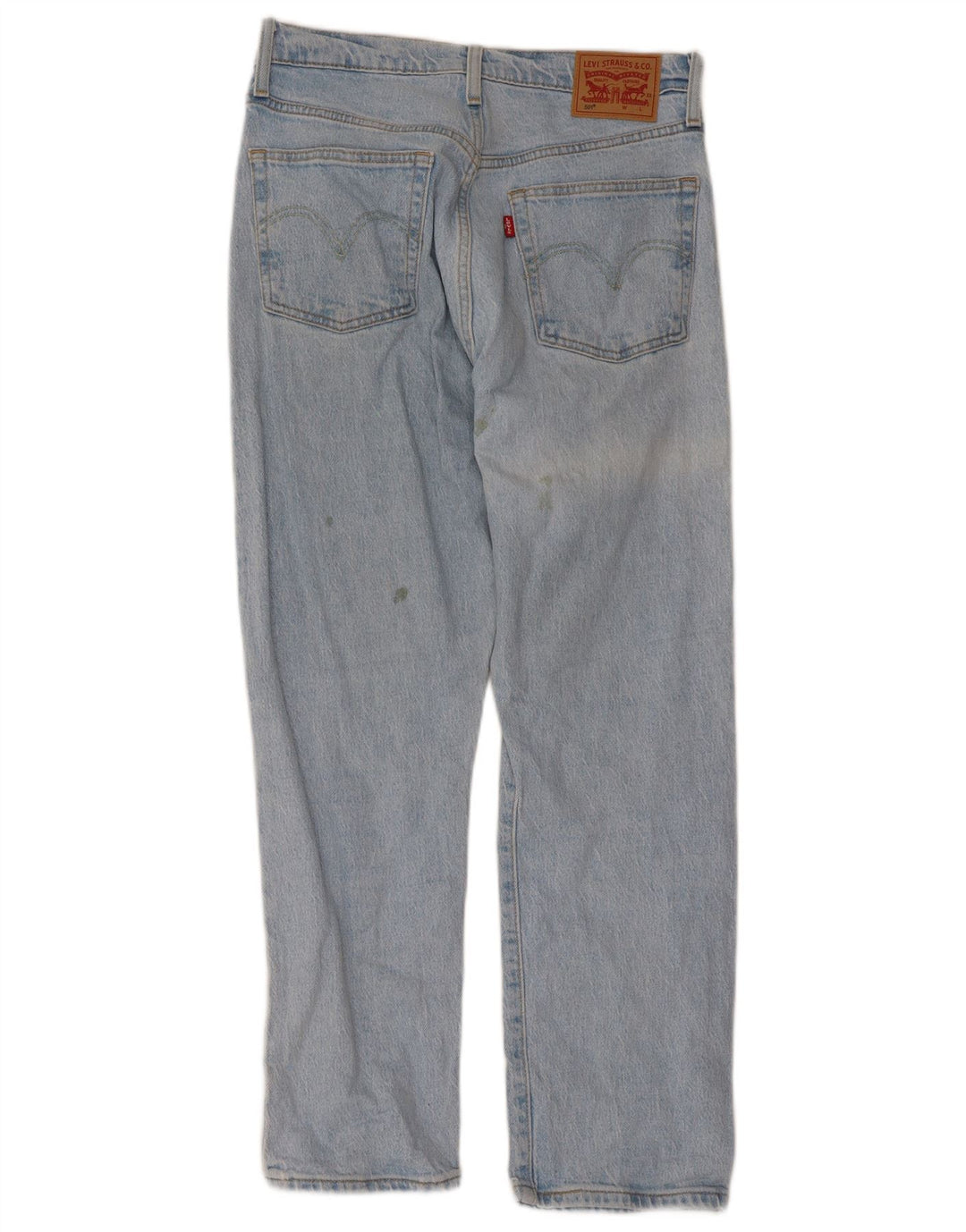 Levi's Herre 501 lige jeans W28 L26 blå bomuld