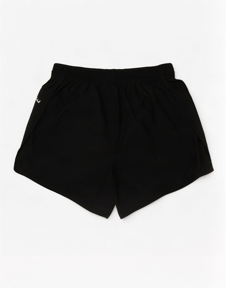 Nike Dame Dri Fit grafiske sportsshorts UK 8 Small Black