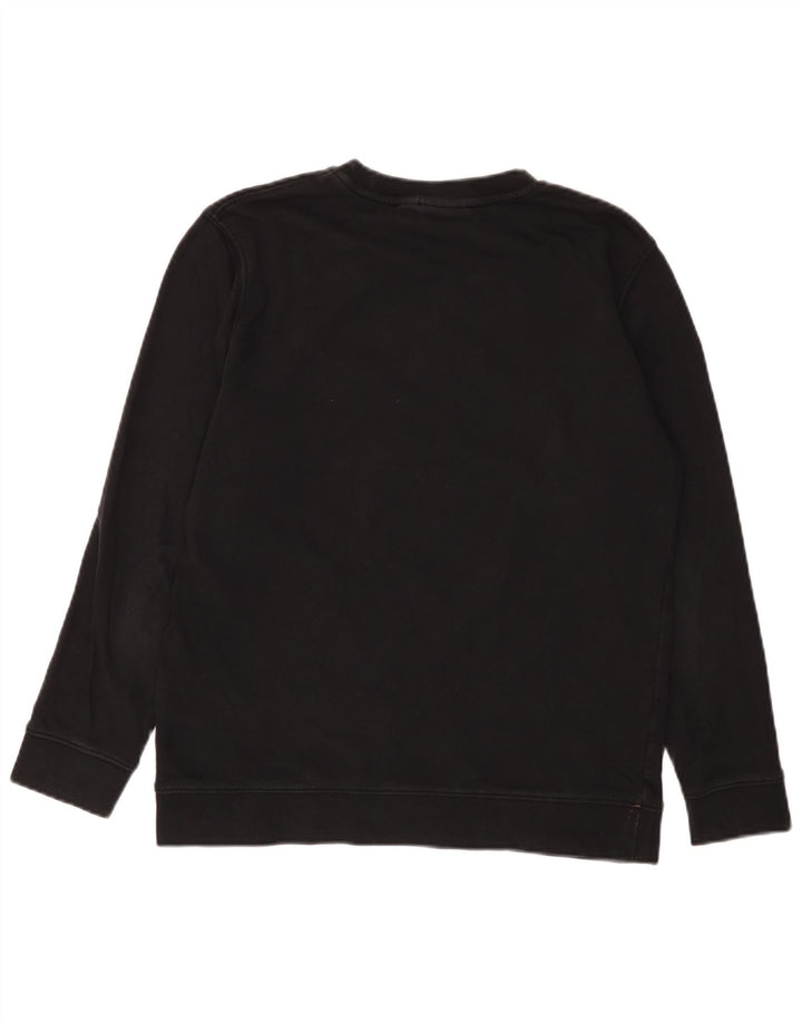 VANS Dame Off The Wall Grafisk Sweatshirt Jumper UK 18 XL Sort Bomuld