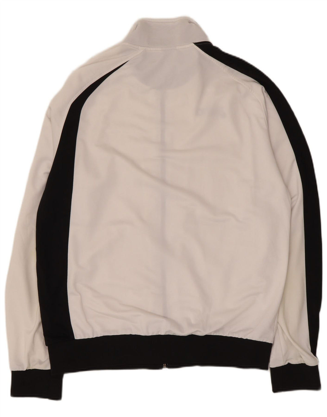 Asics Grafisk træningsdragt topjakke til kvinder UK 18 XL Hvid Colourblock