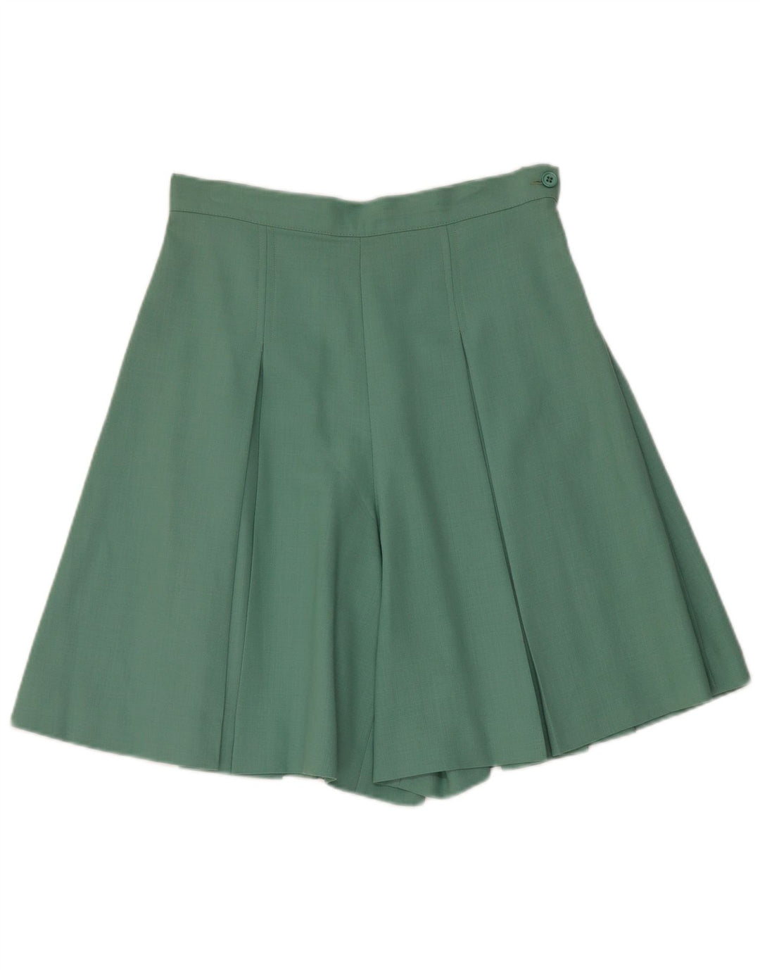 Vintage kvinders 1 knap 2 stykke sæt UK 12 Medium W28 Grøn Acetat