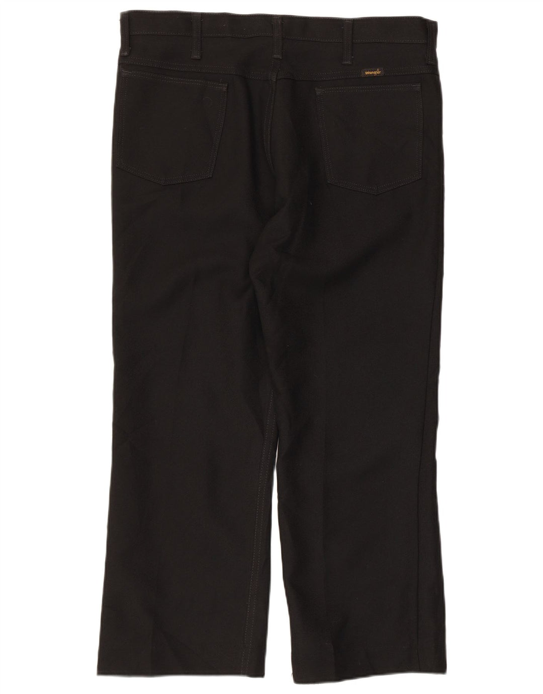 WRANGLER Straight Casual Bukser til mænd W36 L26 Sort polyester
