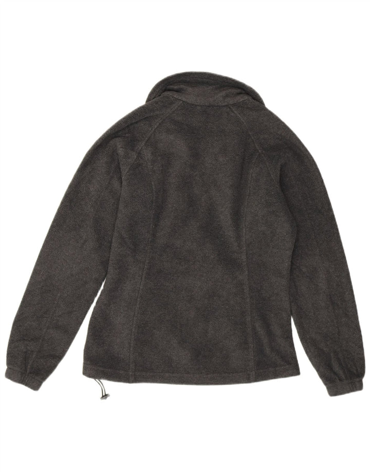 COLUMBIA Womens Fleece Jacket UK 10 Small Grey Polyester