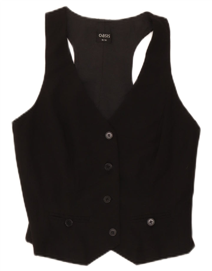 Oasis damevest UK 10 Lille sort polyester