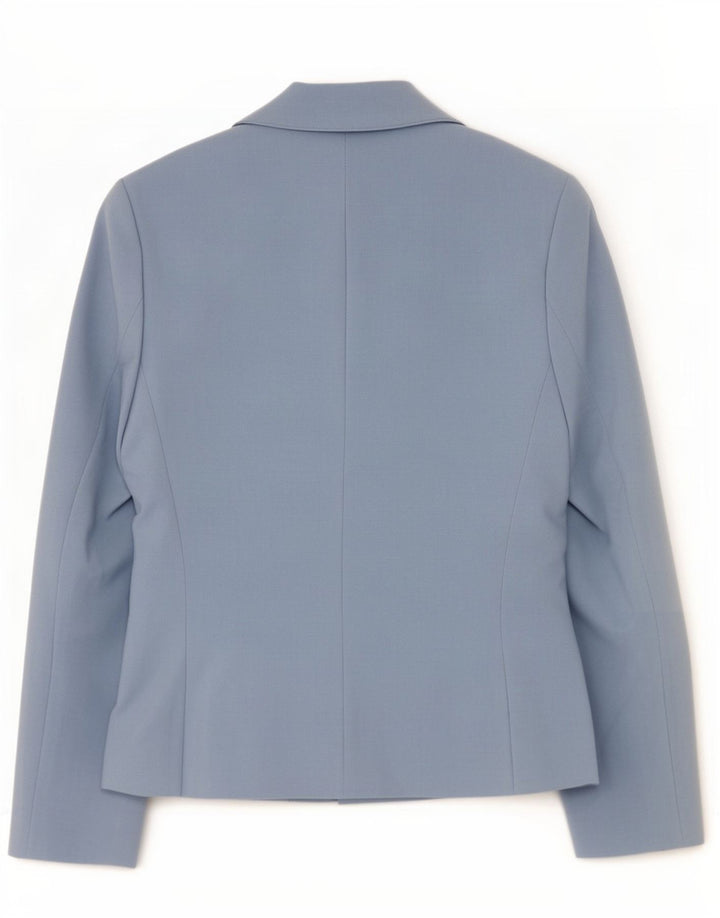 Zara Dame 5-knaps blazerjakke EU 36 XS Blå Polyester