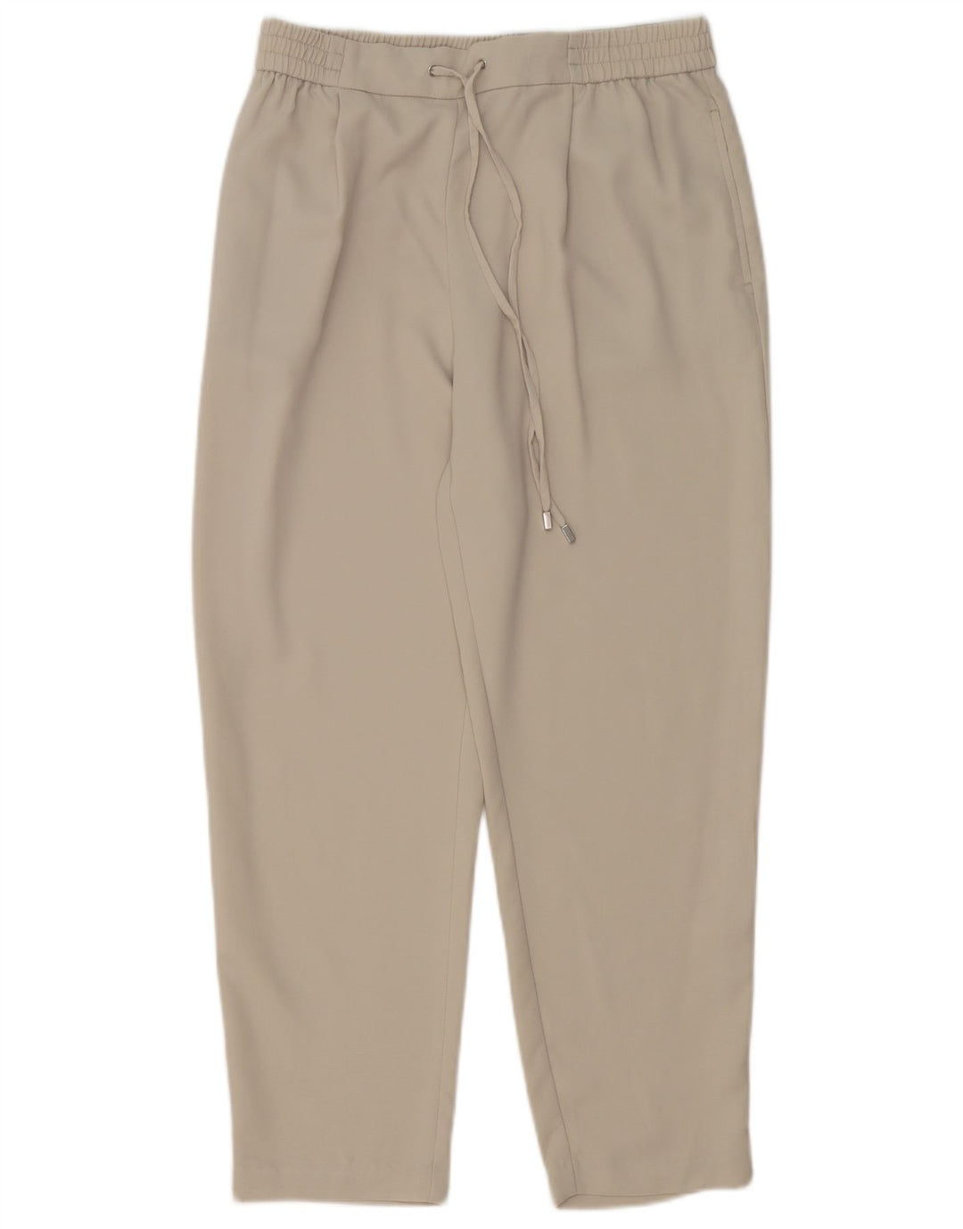 Zara Dame tilspidsede Casual Bukser Små W26 L25 Grå Polyester