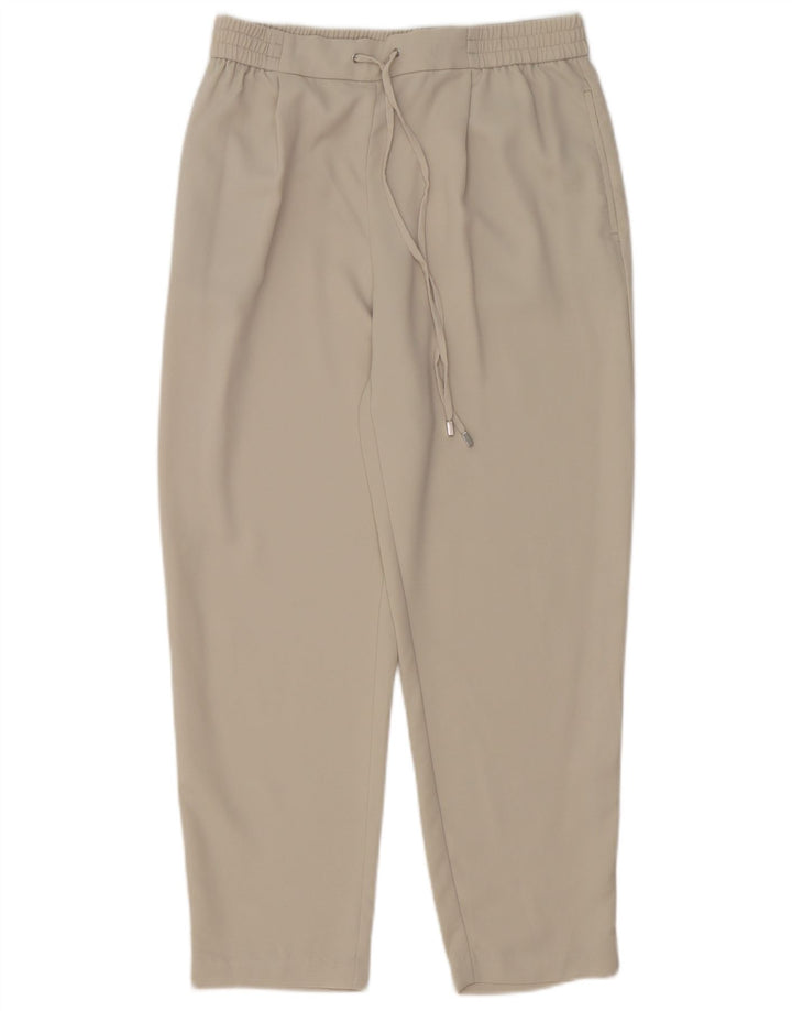 Zara Dame tilspidsede Casual Bukser Små W26 L25 Grå Polyester