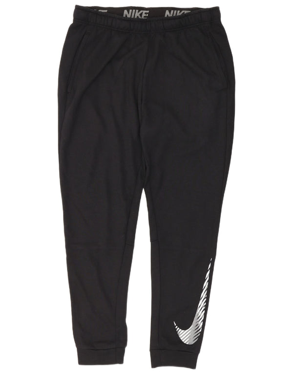 Nike Herre Dri Fit Grafisk træningsdragt Bukser Joggers Large Sort Polyester