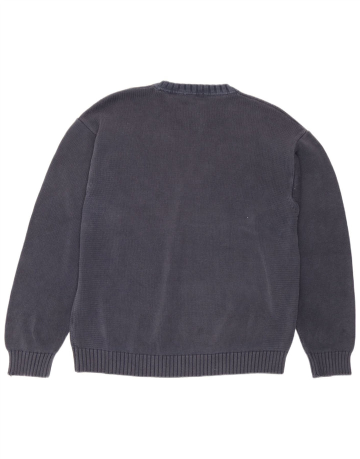 Marks & Spencer Herre St. Michael Crew Neck Jumper Sweater XL Blå Klassisk