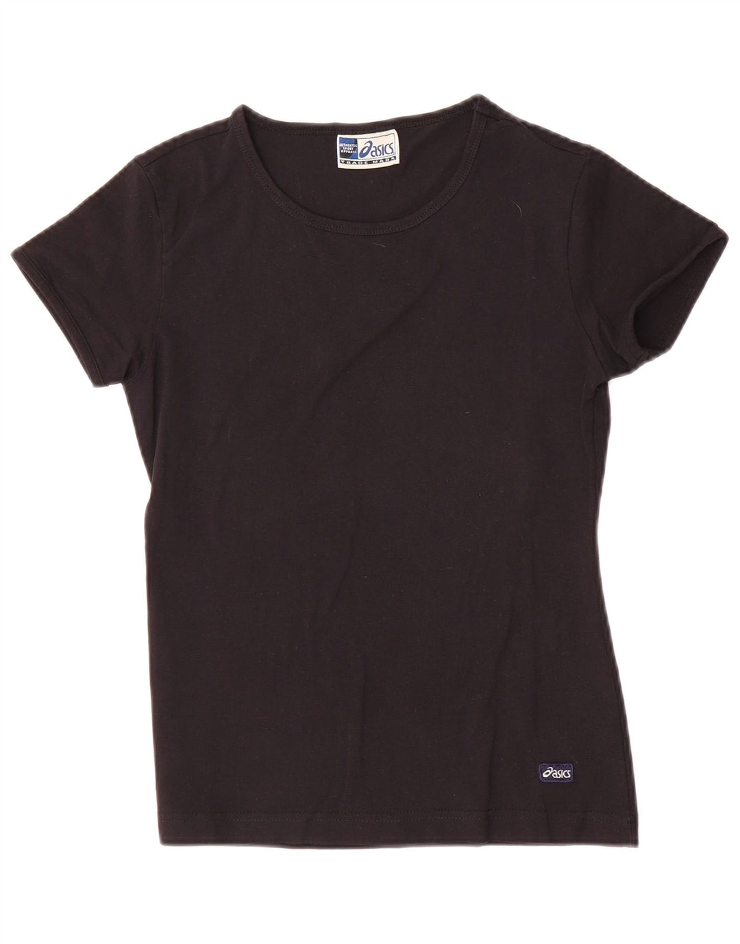 Asics Dame T-Shirt Top UK 8 Lille Sort