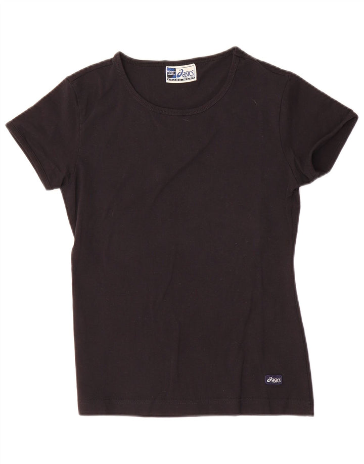 Asics Dame T-Shirt Top UK 8 Lille Sort